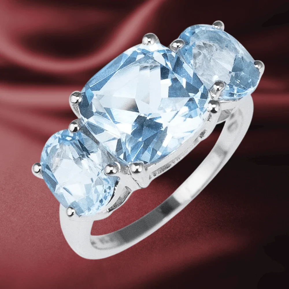 Sky Topaz Ring - Image 2