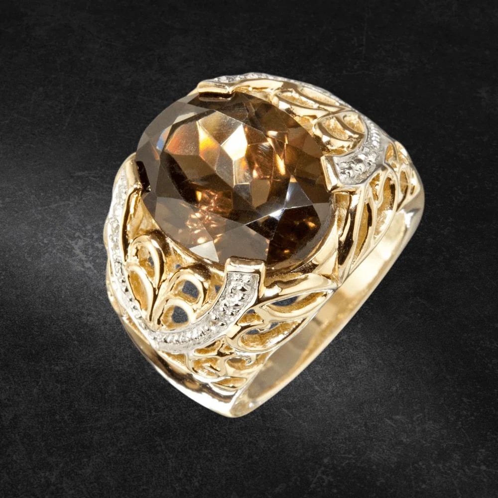Smokey Topaz Ring - Image 2