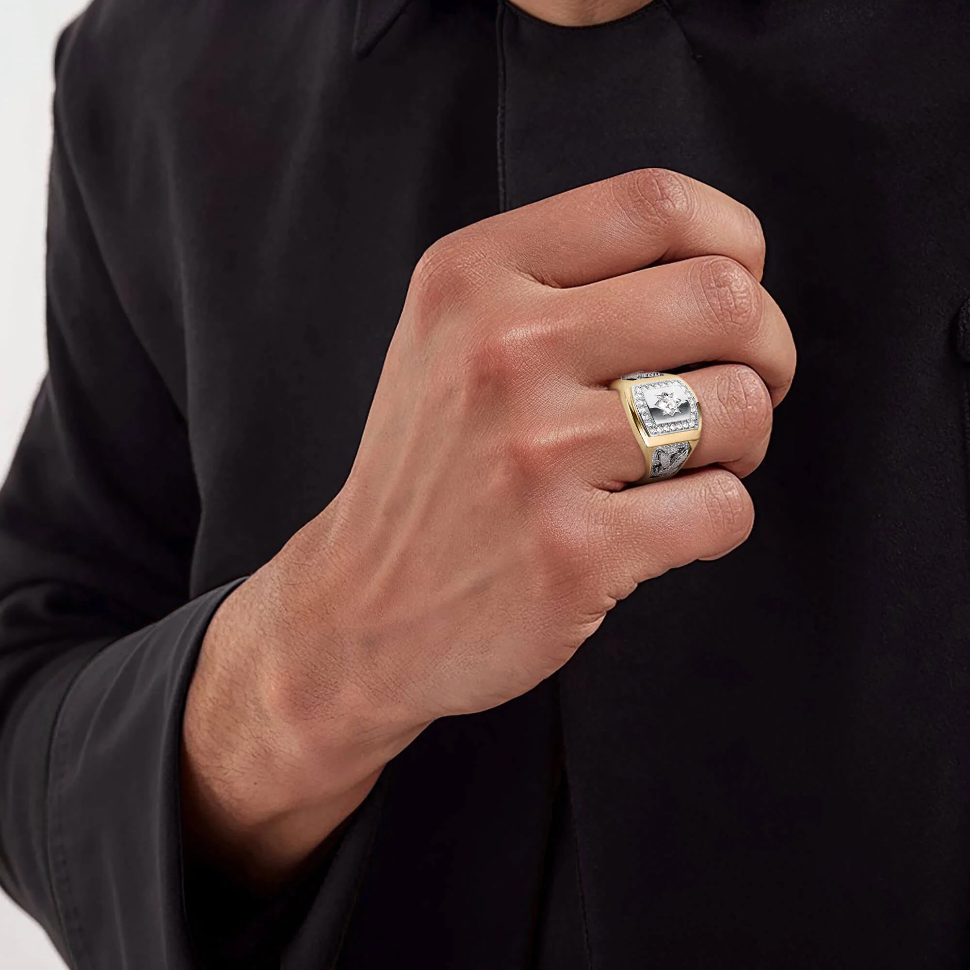 Soaring Star Men's Ring - Image 4