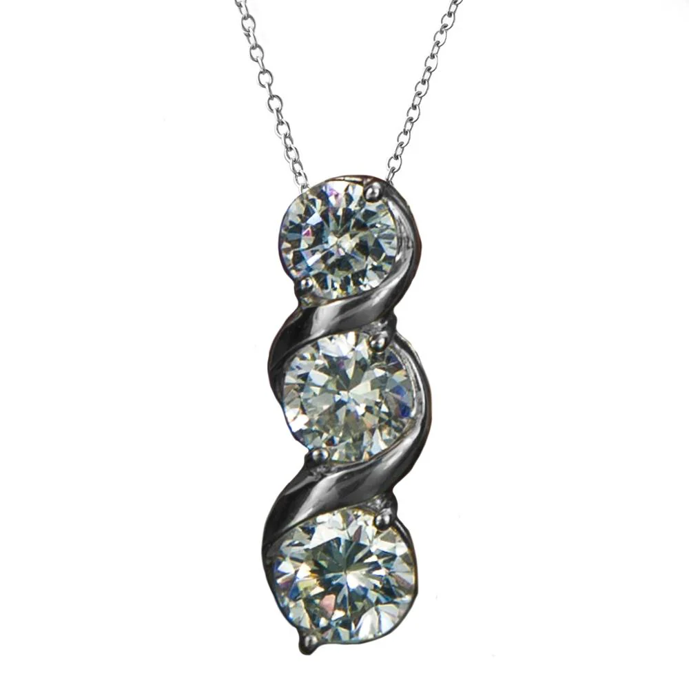 Solitaire Twist Pendant