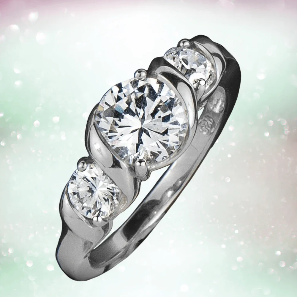 Solitaire Twist Ring - Image 2