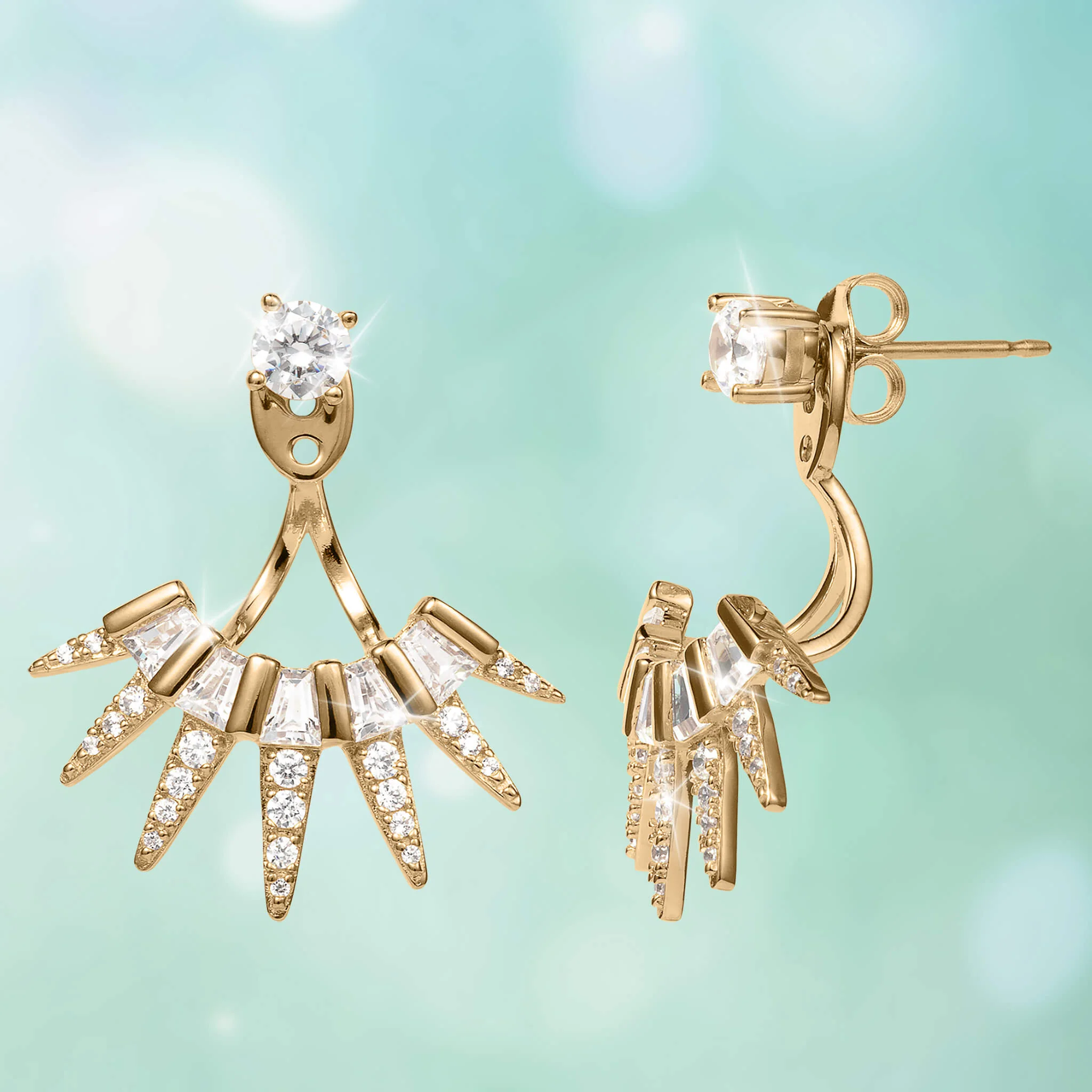 Spectrum Trio Jacket Earring - Image 2