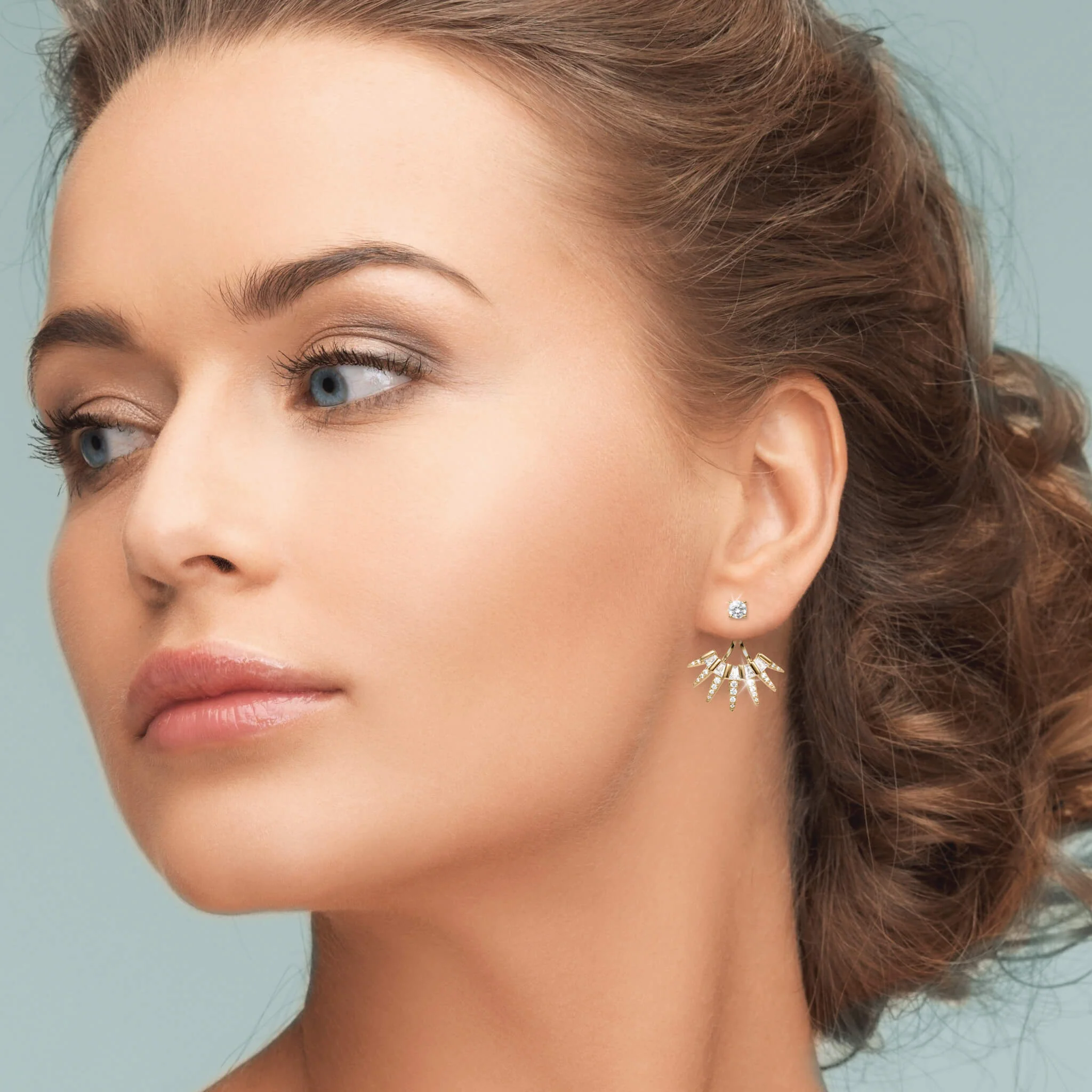 Spectrum Trio Jacket Earring - Image 3