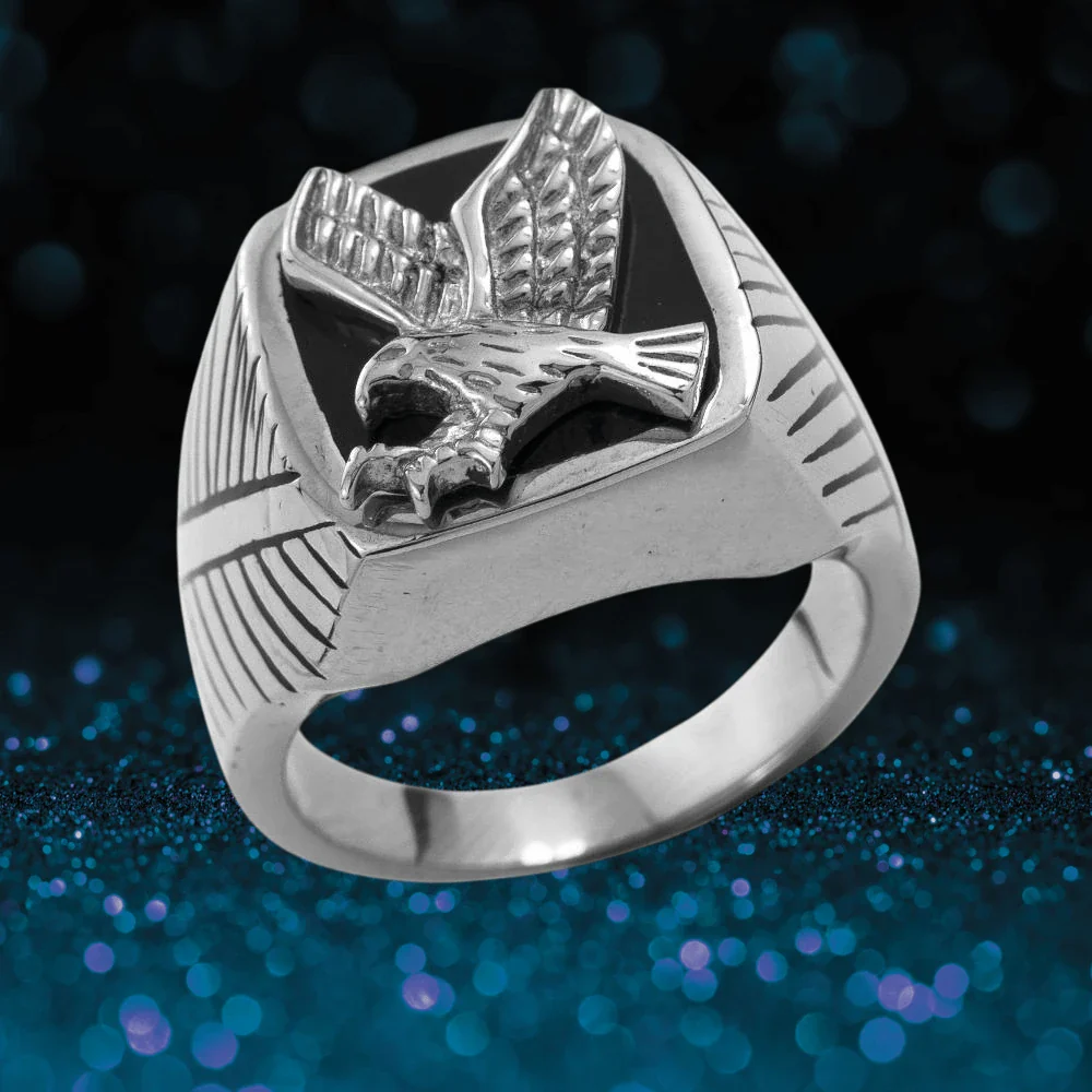 Steel Eagle Ring - Image 2