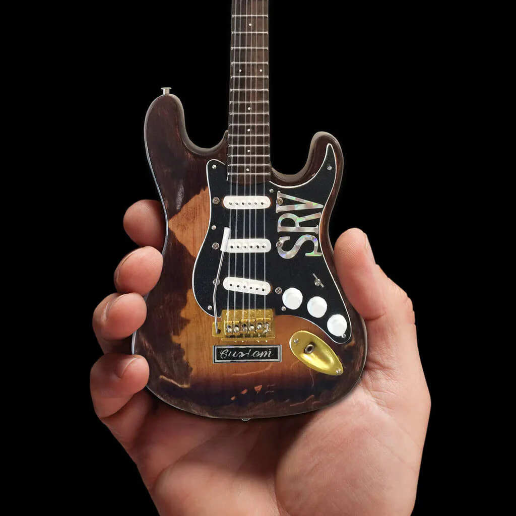 Stevie Ray Vaughan Distressed Fender Strat Guitar Model - Image 5