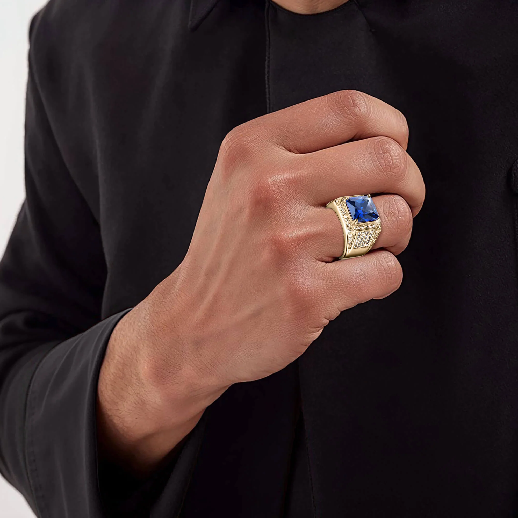 Storm’s Edge Men’s Ring - Image 3