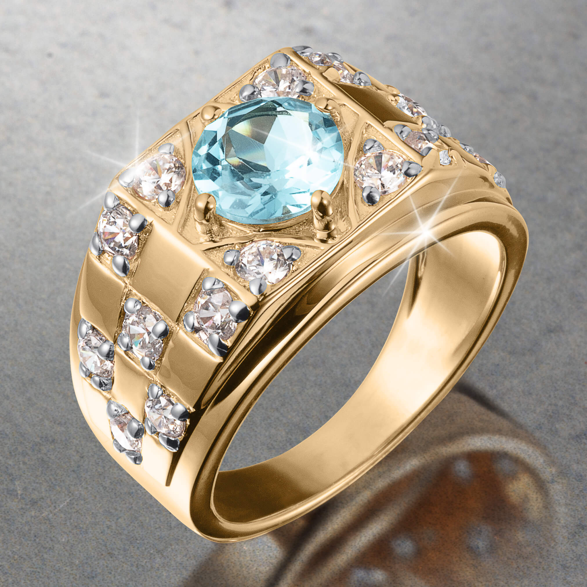Stormbreaker Topaz Men's Ring - Image 2