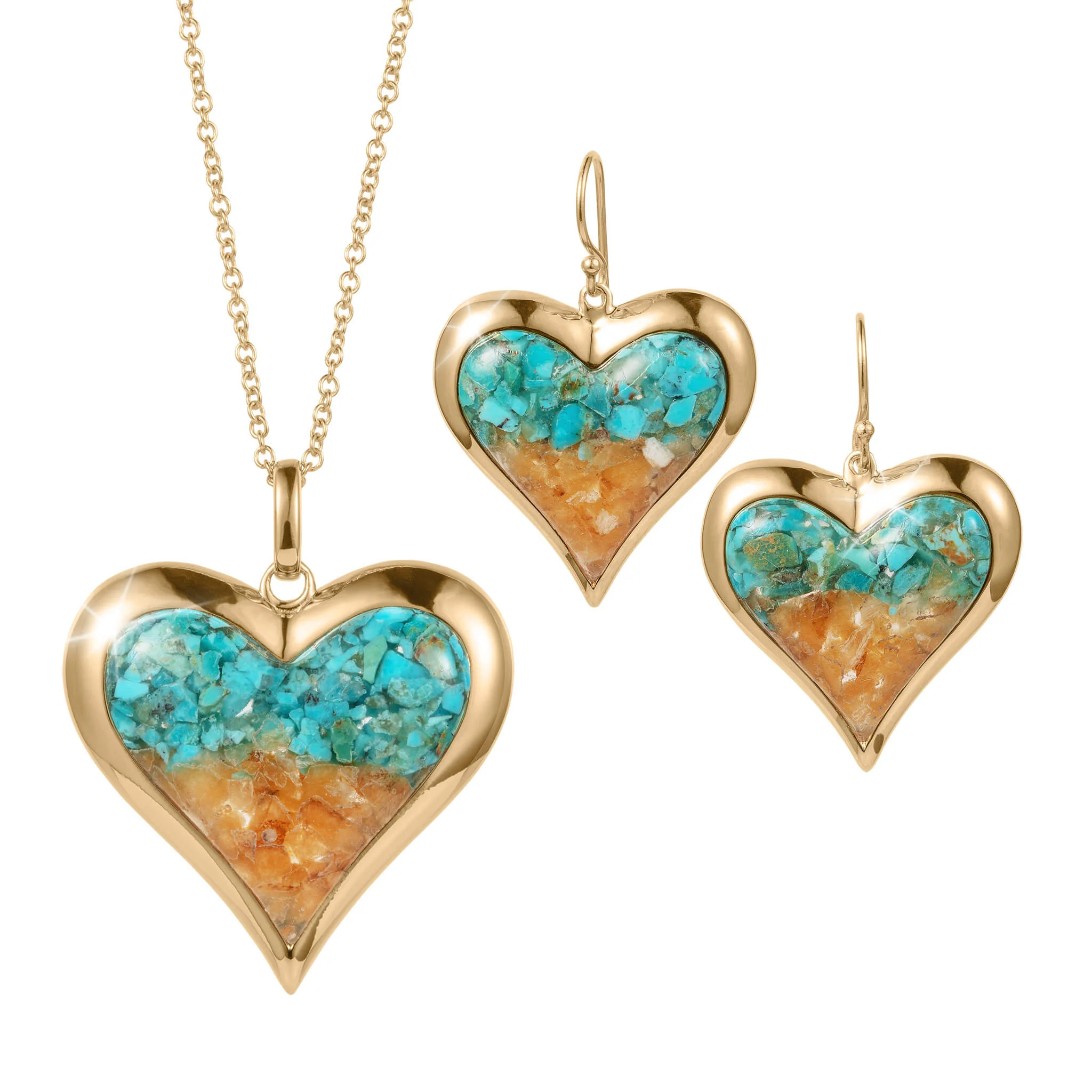 Sunlit Shore Heart Collection