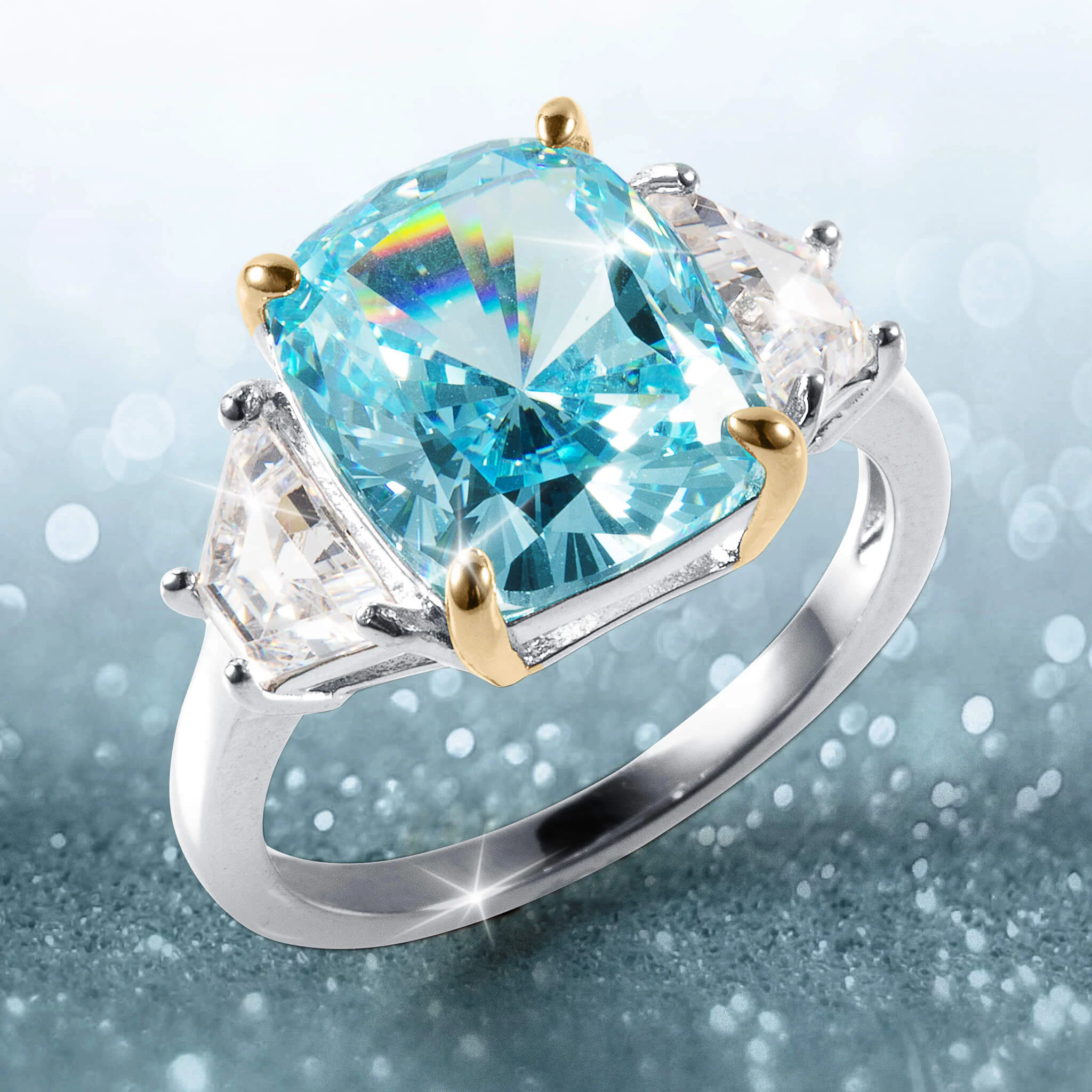Sunlit Splendour Blue Ring - Image 2