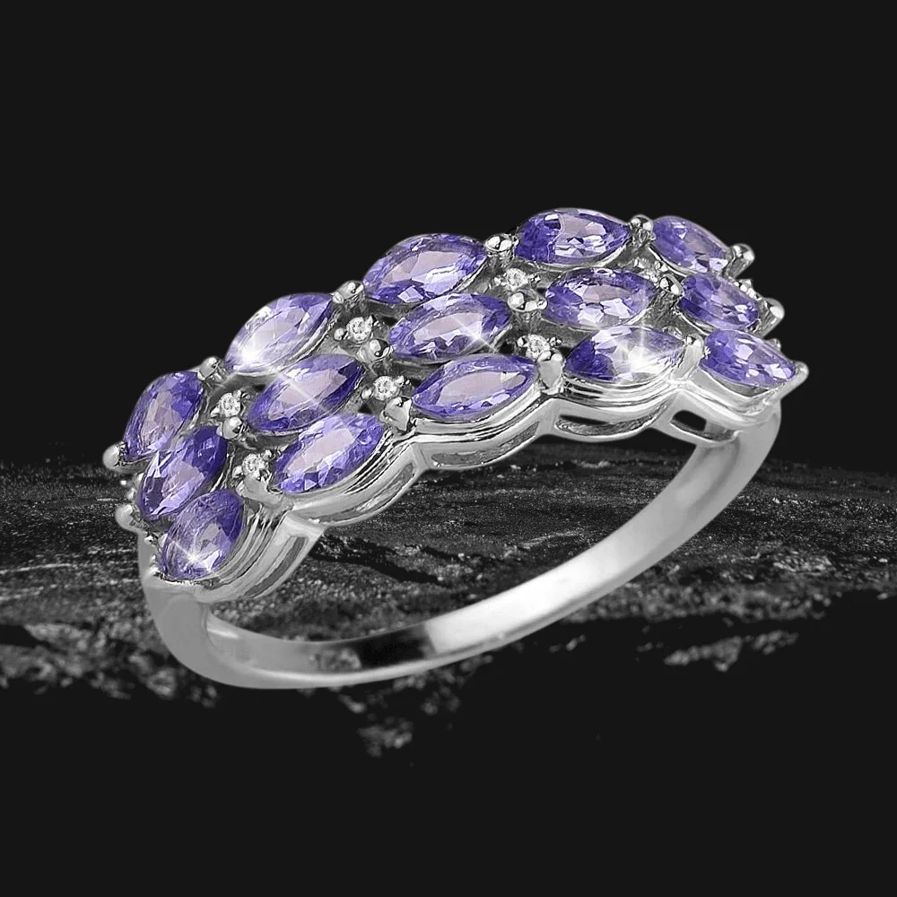 Tamia Tanzanite Ring - Image 2