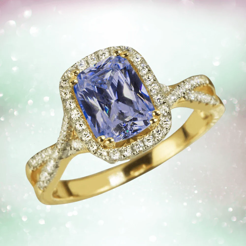 Tanzanite Twist Ring - Image 2
