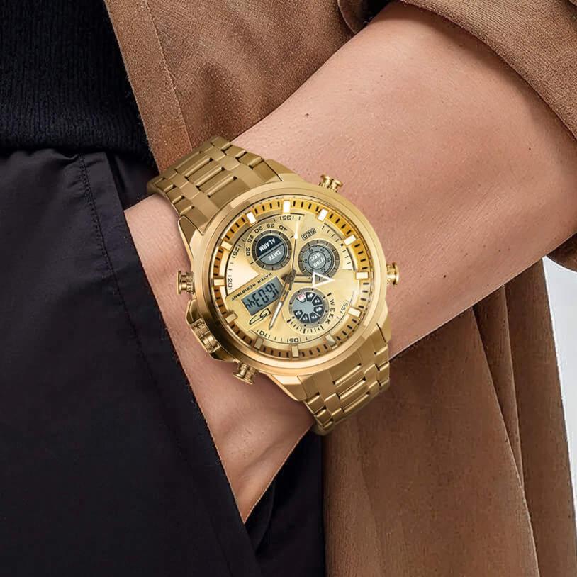 Techmaster Gold Men's Watch - Image 3