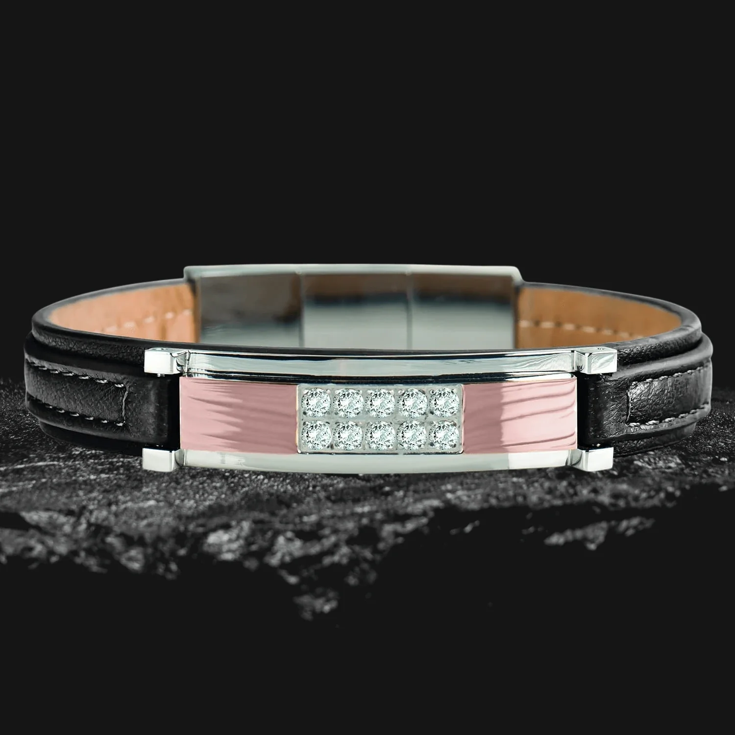 Tennessee Midnight Black Men's Bracelet - Image 2