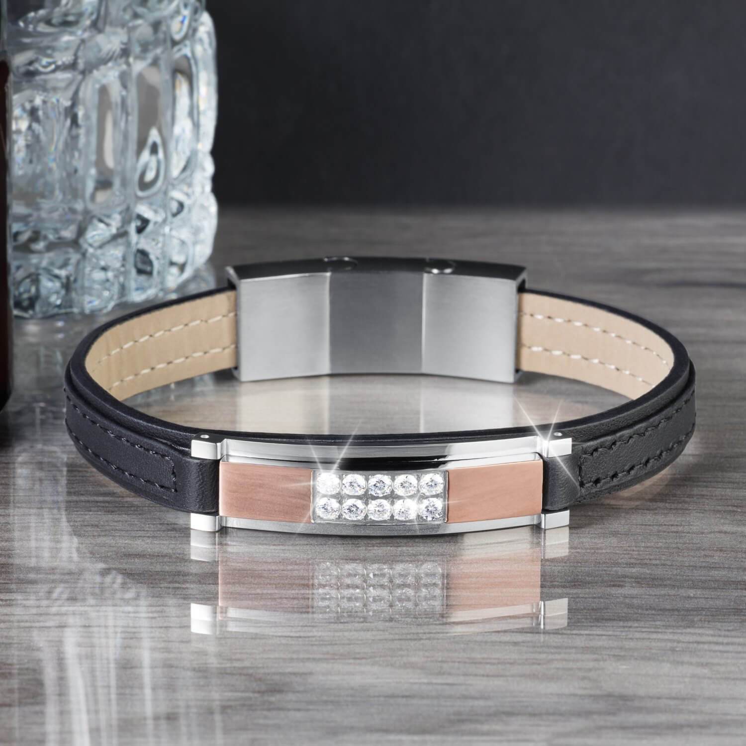 Tennessee Mocha Brown Men's Bracelet - Image 2