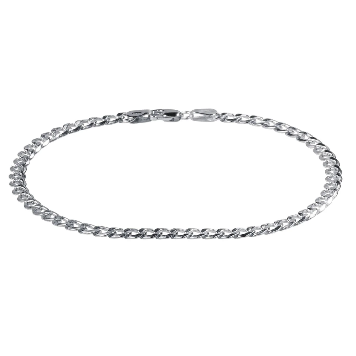 Tesoro Vero Silver Curb Bracelet
