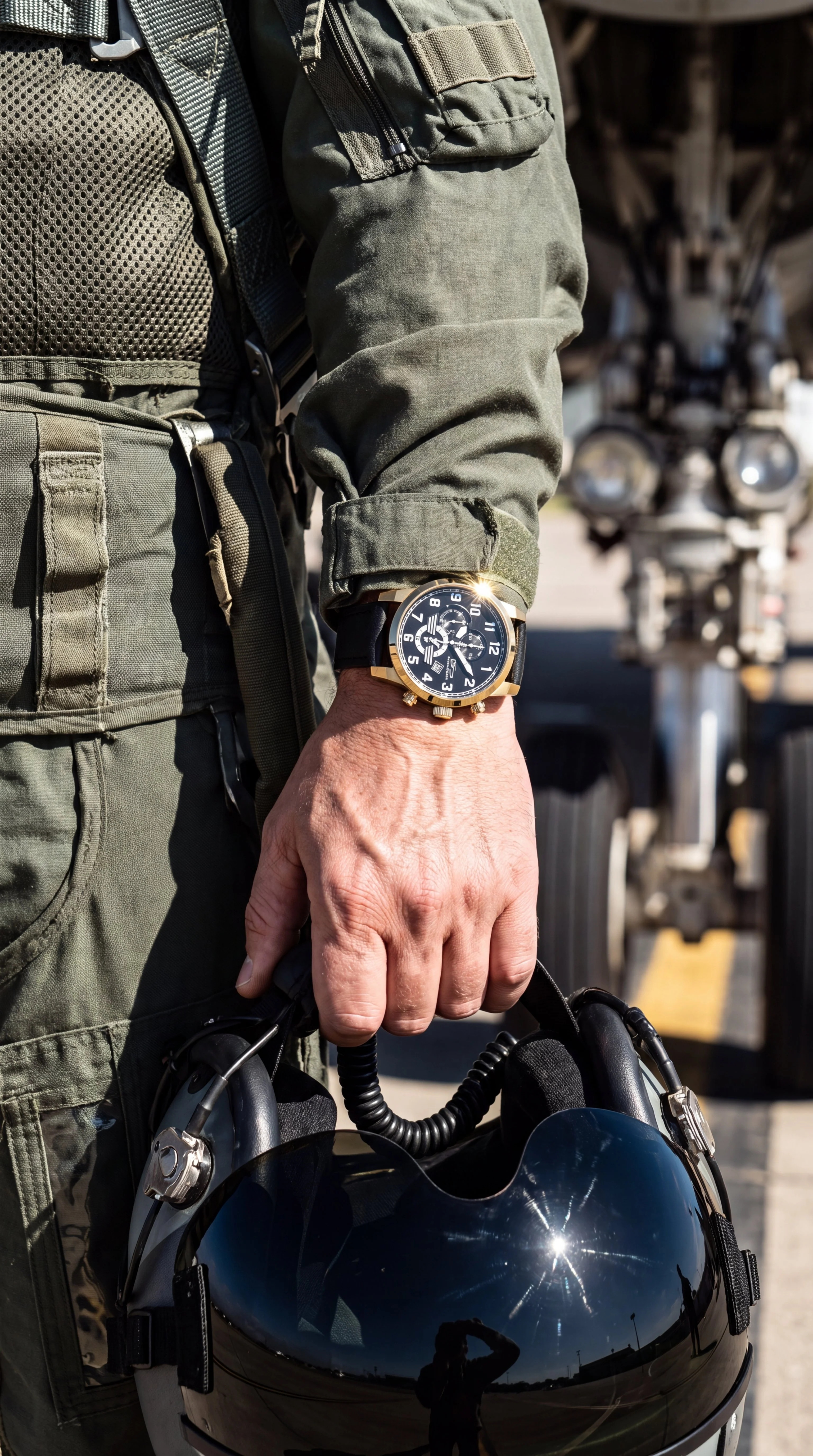 Airforce Gold Watch - Image 4