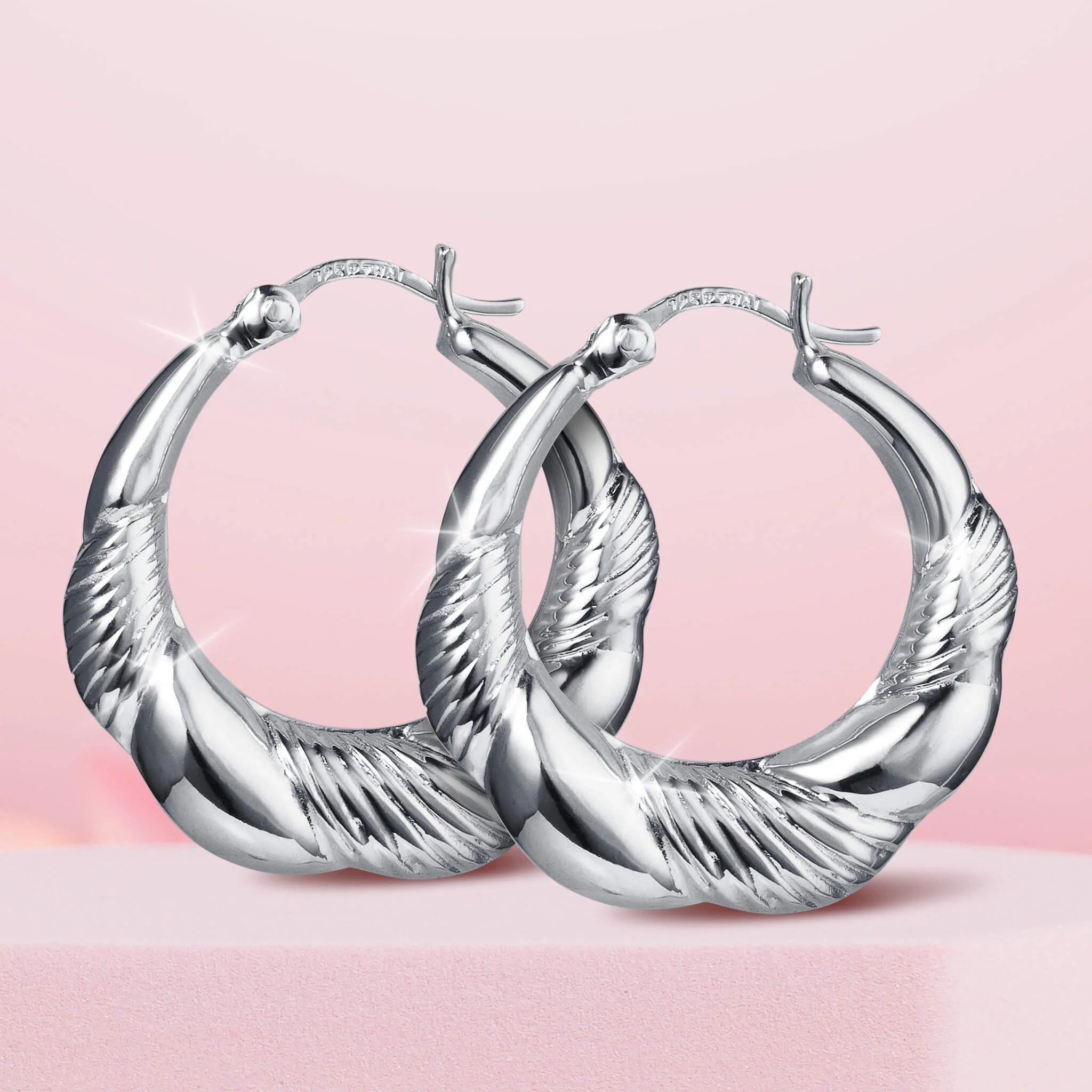 Timeless Creole Earrings - Image 2