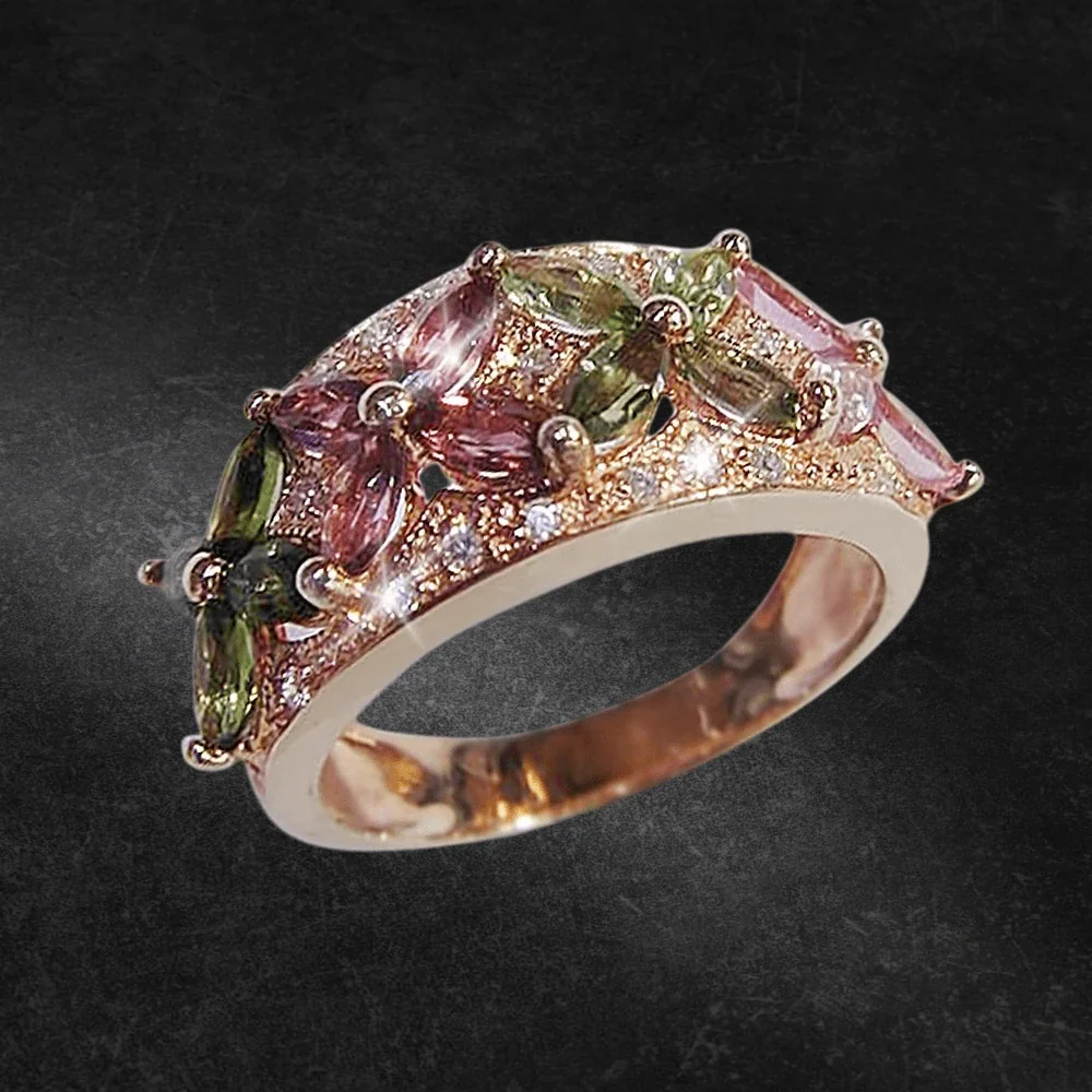 Tourmaline Fleur Ring - Image 2