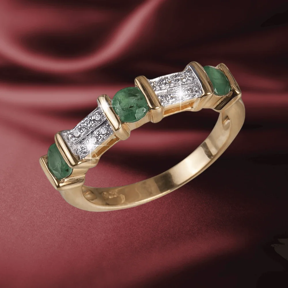 Trieste Emerald Gem Ring - Image 2