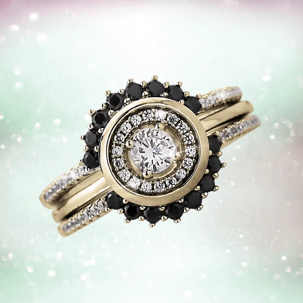 Trio Halo Ring - Image 2