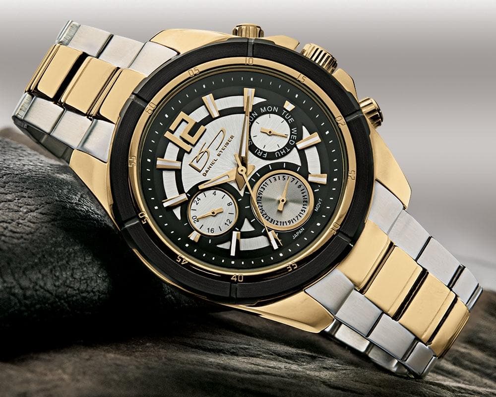 Troyano Yellow Gold Multi-Function Watch - Image 4