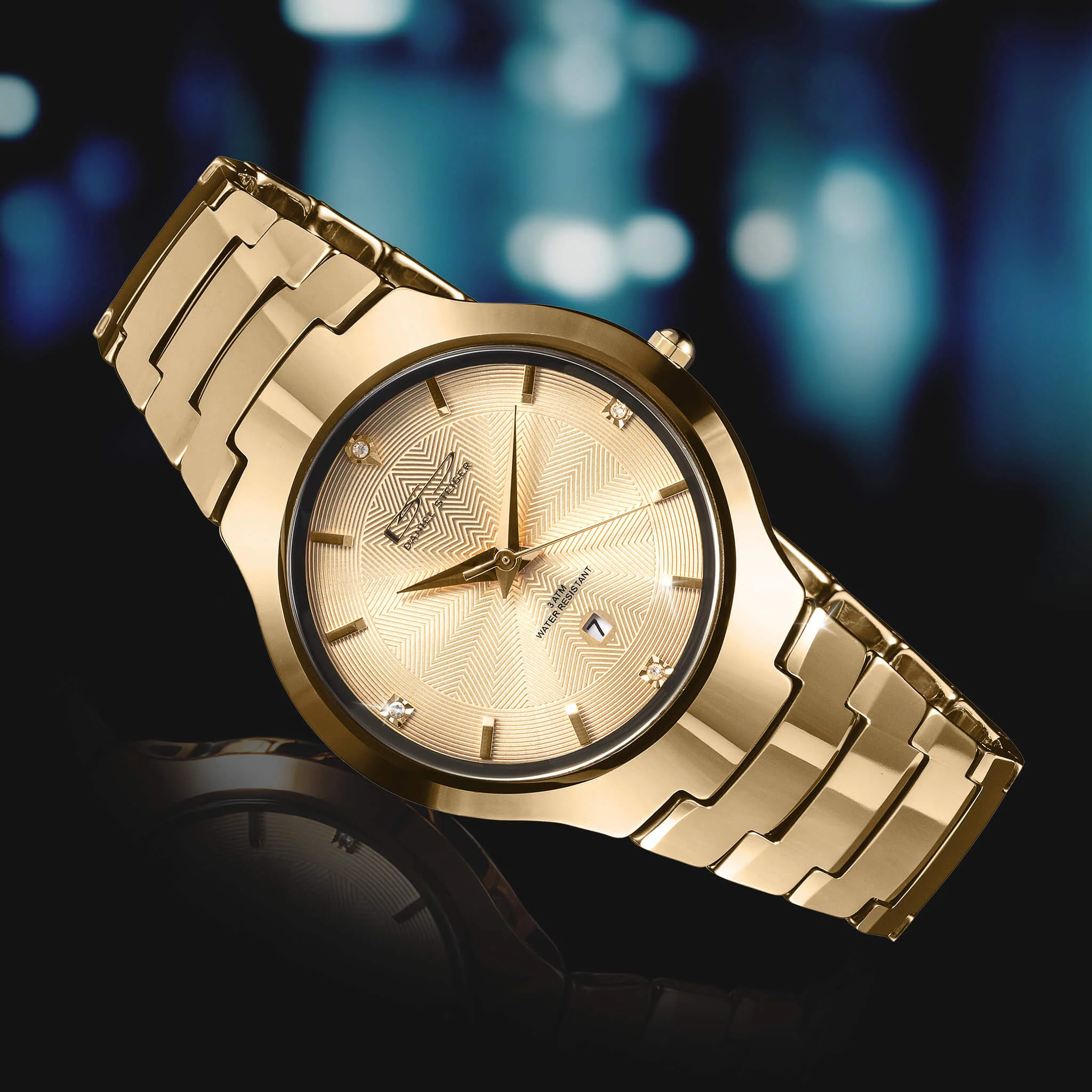 Tungsten Diamond Men's Watch - Image 4