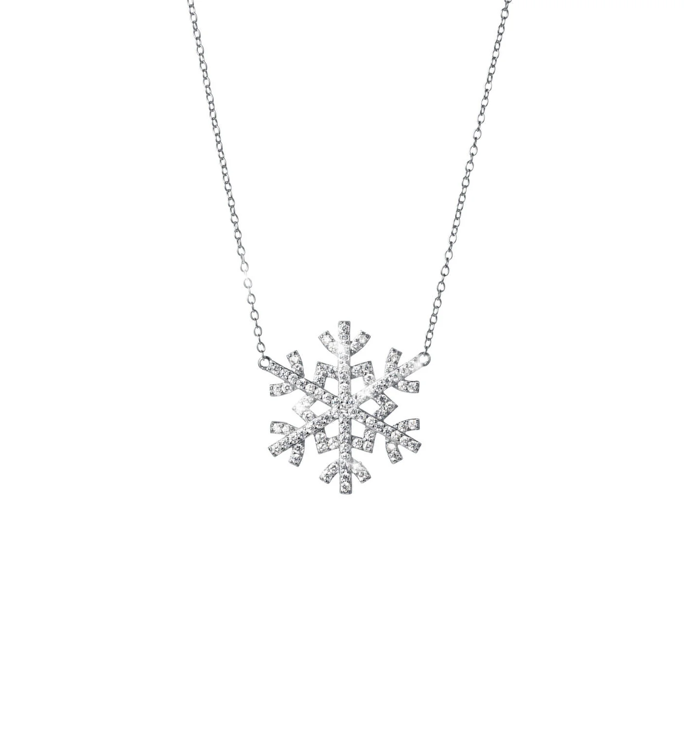 Twilight Snowflake Necklace