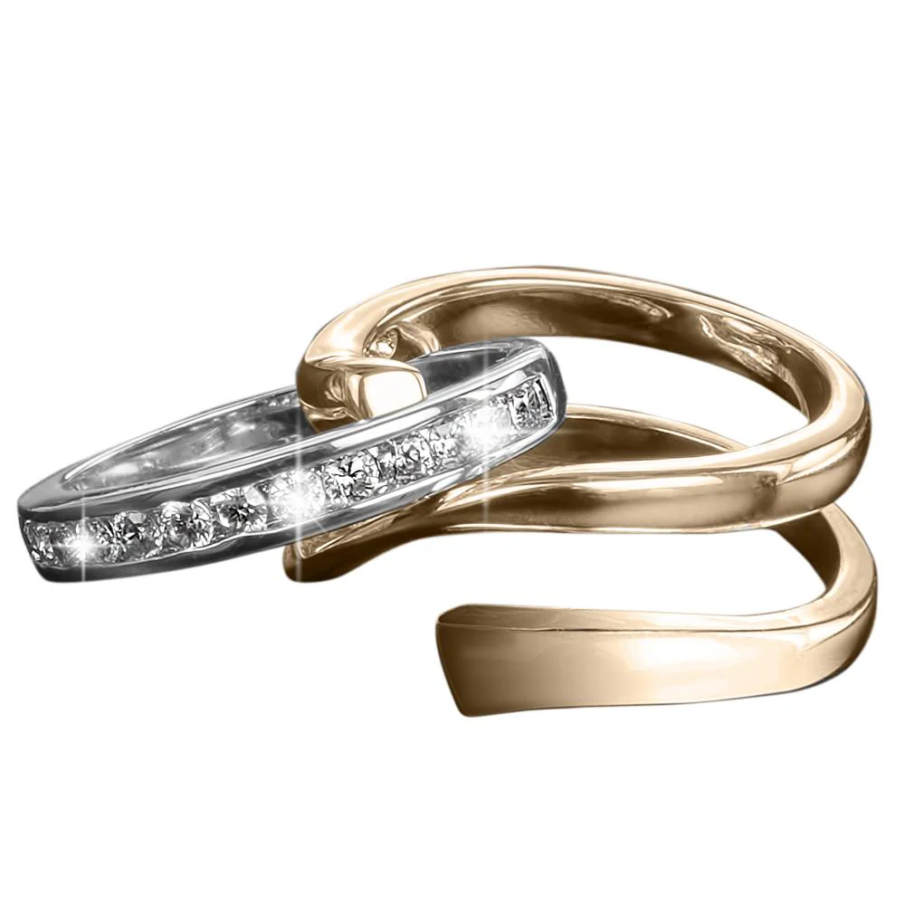 Twister Gold Ring