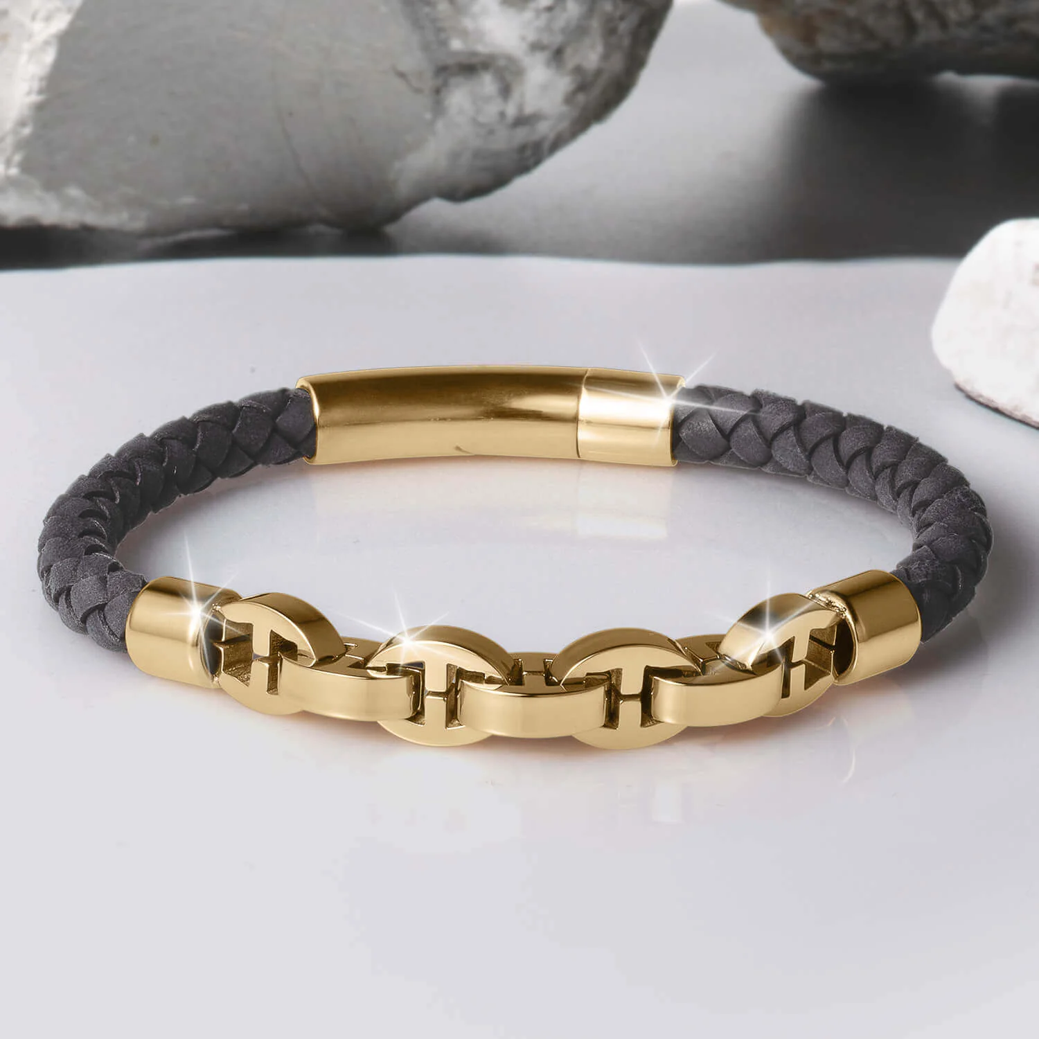 Urban Leather Bracelet - Image 2
