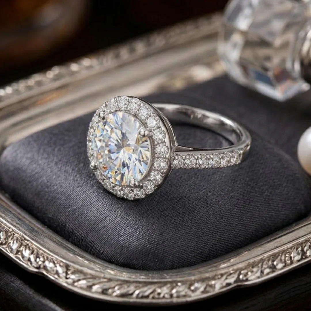 Versailles Rhodium Ring - Image 2