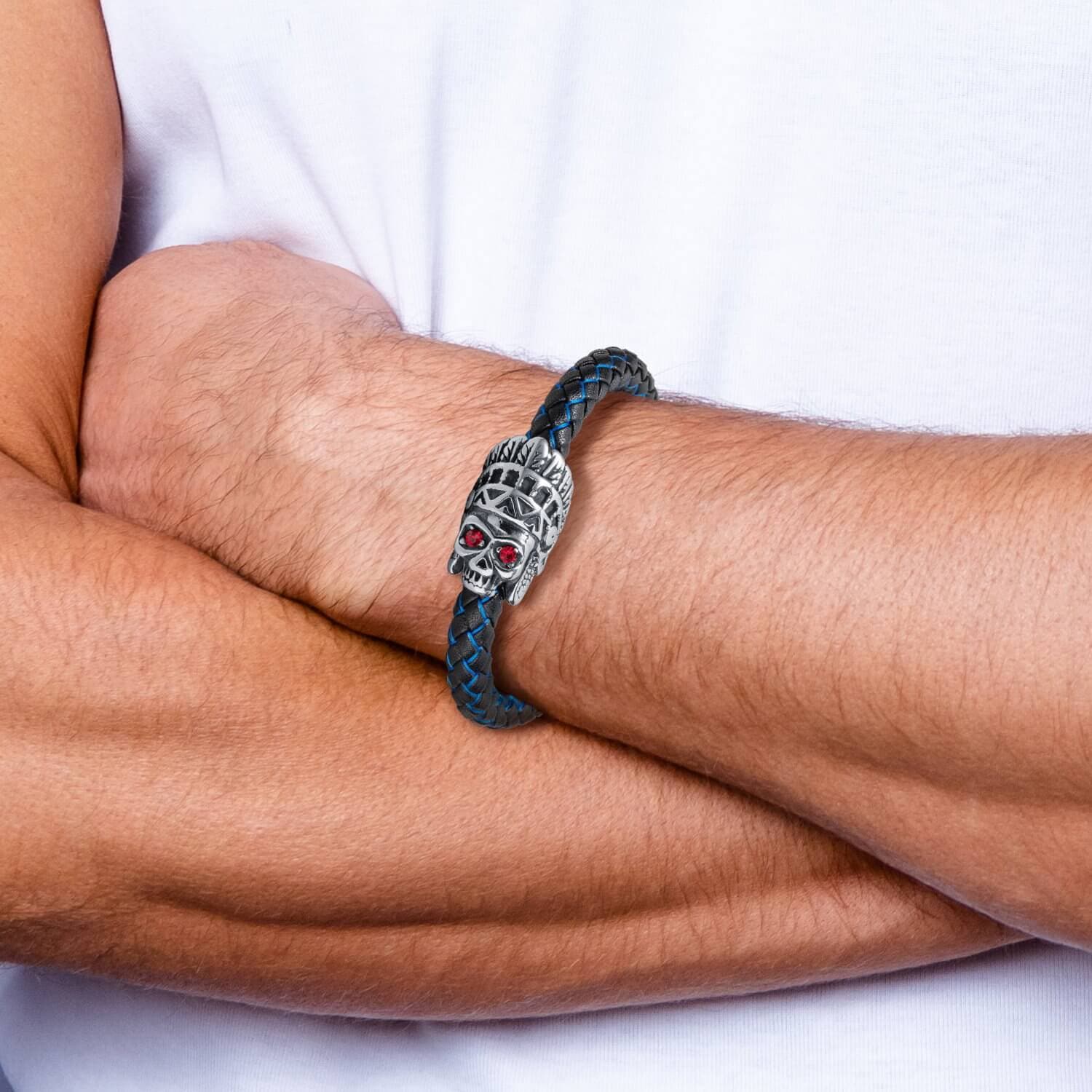 Warrior Skull Bracelet - Image 3