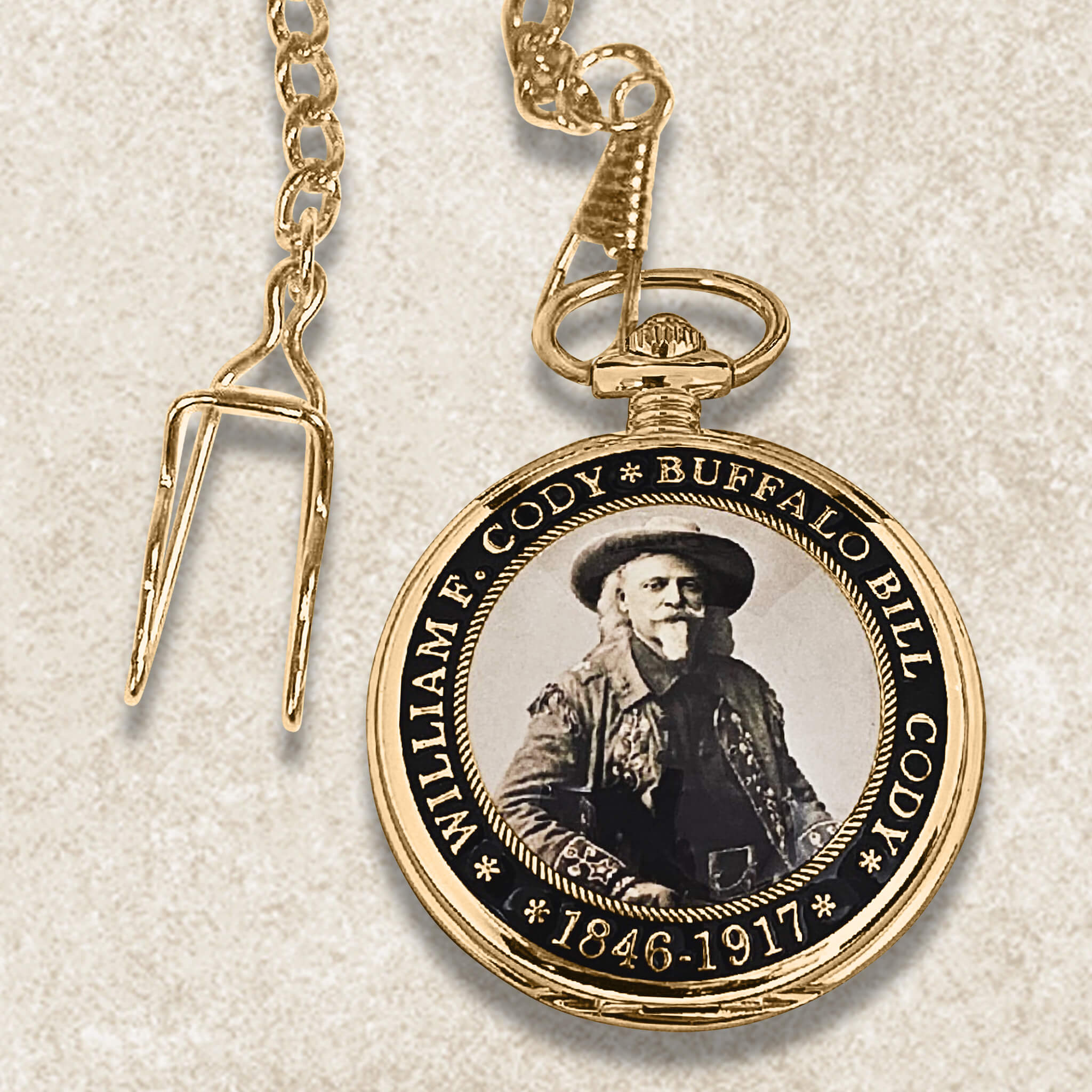 Western Legends Buffalo Bill Pocket Watch - Image 3