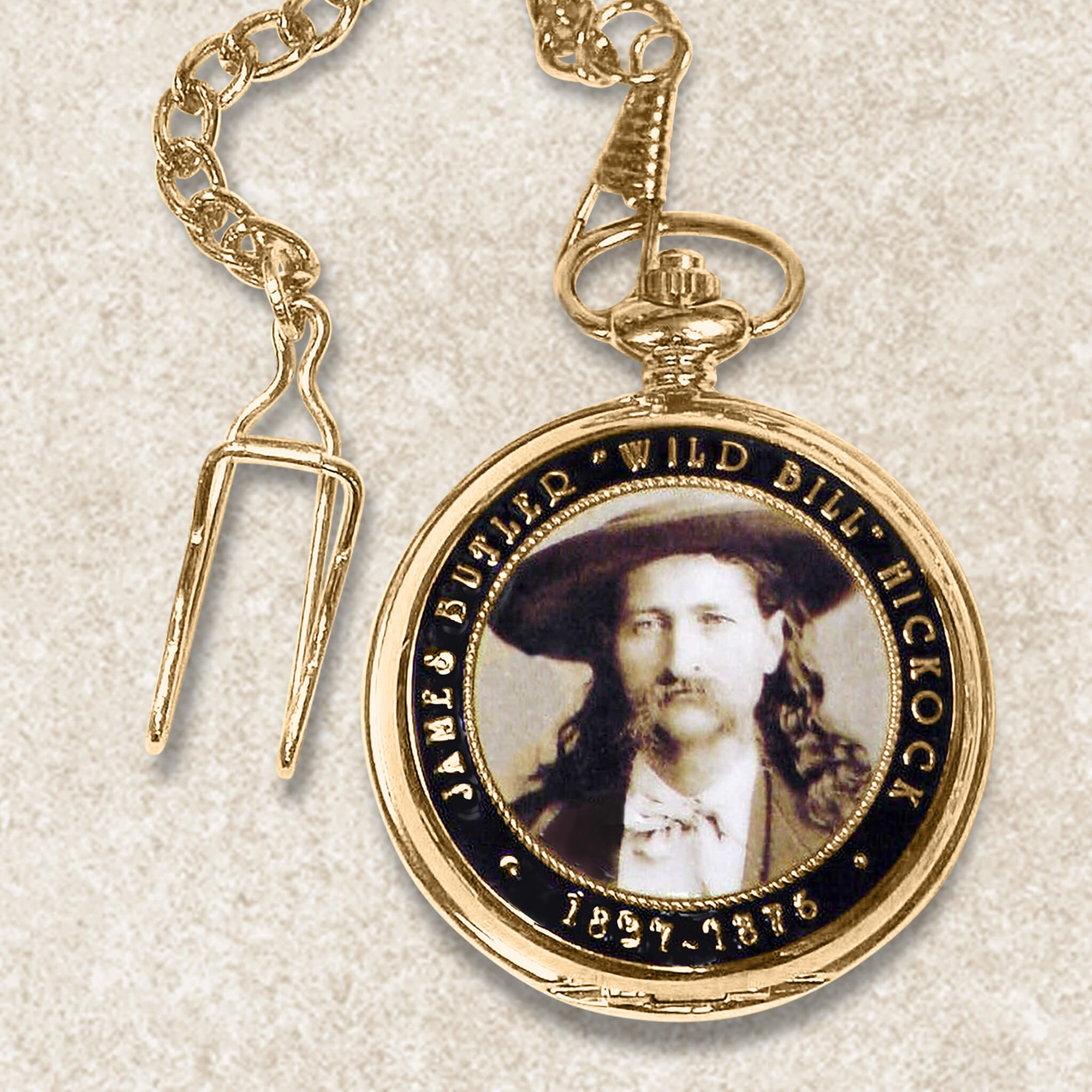 Western Legends Wild Bill Pocket Watch - Image 2