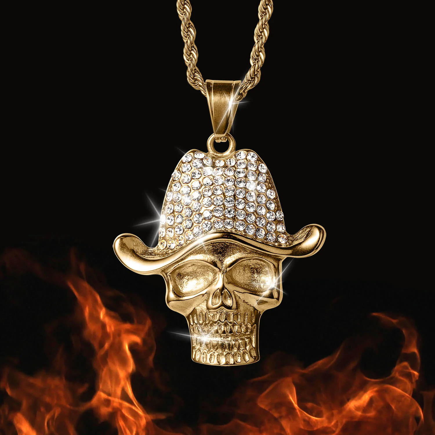 Western Skeleton Pendant - Image 2