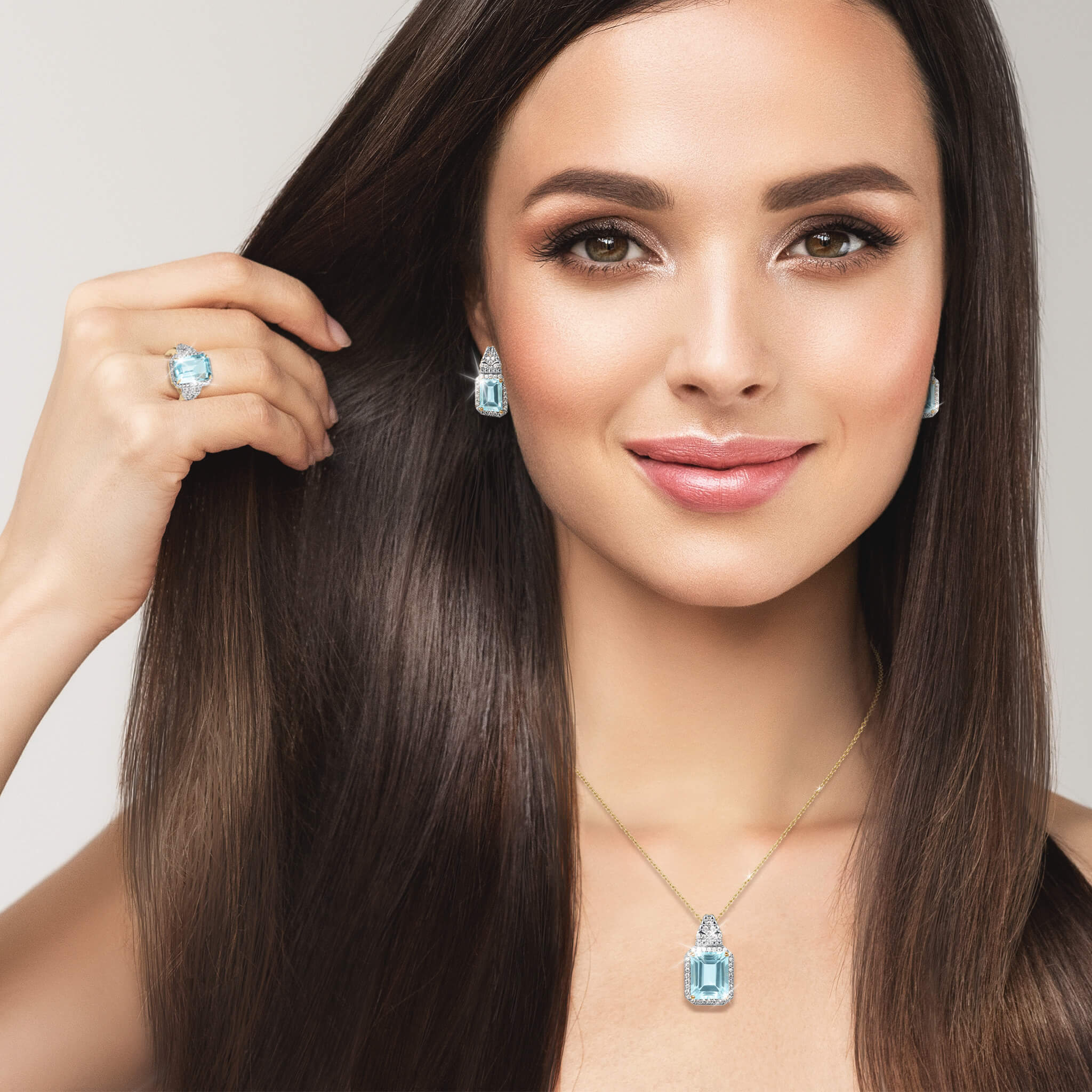 Zelda Blue Topaz Ring - Image 3